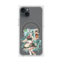 Premium Square Case with MagSafe［ Hatsune Miku × Kuppy Ramune - Hatsune Miku × Kuppy - Full-body Illustration 1 ］