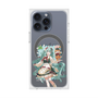 Premium Square Case with MagSafe［ Hatsune Miku × Kuppy Ramune - Hatsune Miku × Kuppy - Full-body Illustration 1 ］
