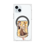 Premium Square Case with MagSafe［ Hatsune Miku × Kuppy Ramune - Kagamine Rin × Ram - Full-body Illustration 1 ］