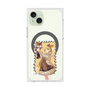Premium Square Case with MagSafe［ Hatsune Miku × Kuppy Ramune - Kagamine Rin × Ram - Full-body Illustration 1 ］