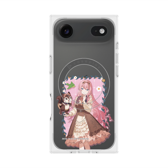 Premium Square Case with MagSafe［ Hatsune Miku × Kuppy Ramune - Megurine Luka × Ram - Full-body Illustration 1 ］