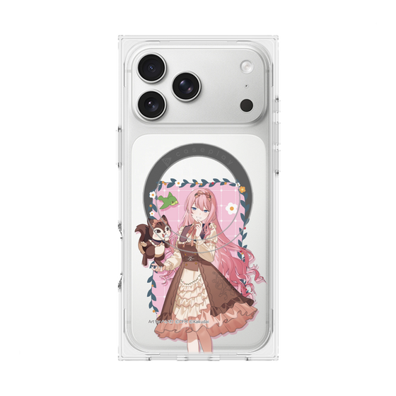 Premium Square Case with MagSafe［ Hatsune Miku × Kuppy Ramune - Megurine Luka × Ram - Full-body Illustration 1 ］
