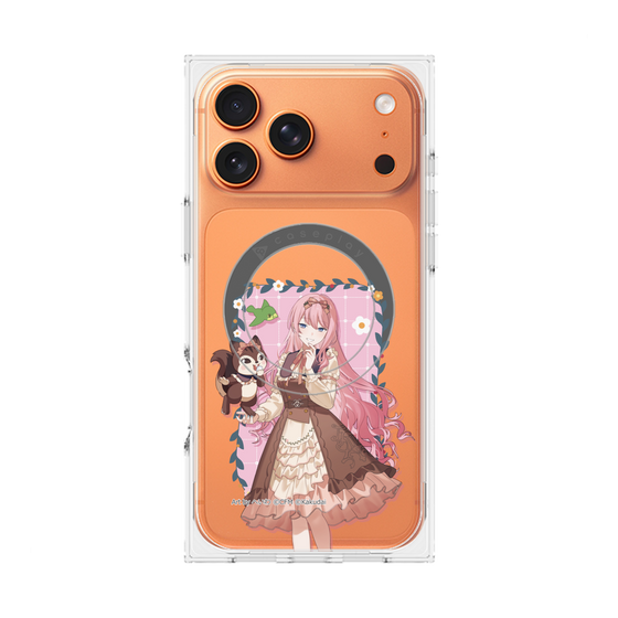 Premium Square Case with MagSafe［ Hatsune Miku × Kuppy Ramune - Megurine Luka × Ram - Full-body Illustration 1 ］