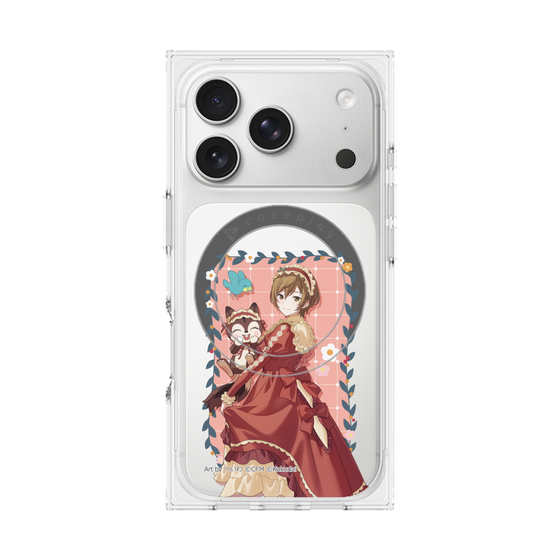 Premium Square Case with MagSafe［ Hatsune Miku × Kuppy Ramune - MEIKO × Ram - Full-body Illustration 1 ］