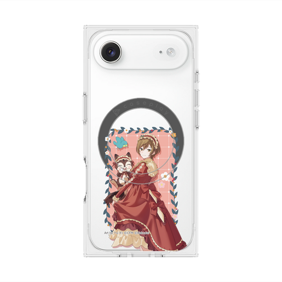 Premium Square Case with MagSafe［ Hatsune Miku × Kuppy Ramune - MEIKO × Ram - Full-body Illustration 1 ］