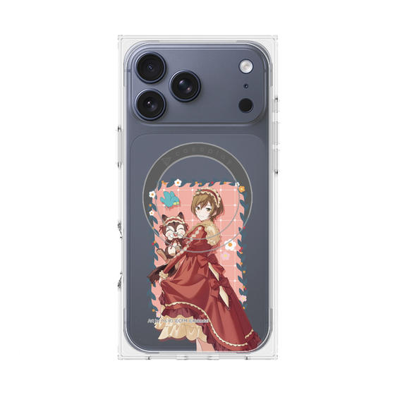 Premium Square Case with MagSafe［ Hatsune Miku × Kuppy Ramune - MEIKO × Ram - Full-body Illustration 1 ］