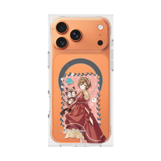 Premium Square Case with MagSafe［ Hatsune Miku × Kuppy Ramune - MEIKO × Ram - Full-body Illustration 1 ］