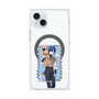 Premium Square Case with MagSafe［ Hatsune Miku × Kuppy Ramune - KAITO × Kuppy - Full-body Illustration 1 ］