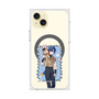 Premium Square Case with MagSafe［ Hatsune Miku × Kuppy Ramune - KAITO × Kuppy - Full-body Illustration 1 ］