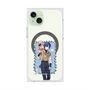 Premium Square Case with MagSafe［ Hatsune Miku × Kuppy Ramune - KAITO × Kuppy - Full-body Illustration 1 ］