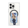 Premium Square Case with MagSafe［ Hatsune Miku × Kuppy Ramune - KAITO × Kuppy - Full-body Illustration 1 ］