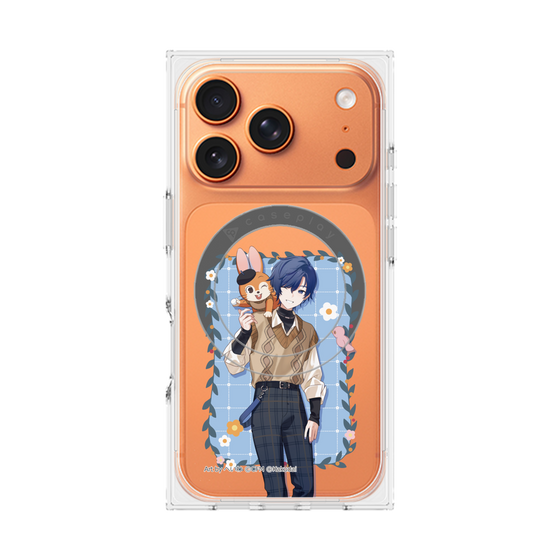 Premium Square Case with MagSafe［ Hatsune Miku × Kuppy Ramune - KAITO × Kuppy - Full-body Illustration 1 ］