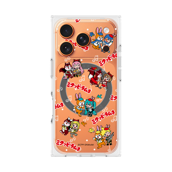 Premium Square Case with MagSafe［ Hatsune Miku × Kuppy Ramune - Overall Pattern ］