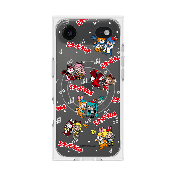Premium Square Case with MagSafe［ Hatsune Miku × Kuppy Ramune - Overall Pattern ］