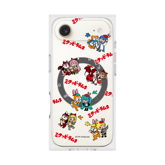 Premium Square Case with MagSafe［ Hatsune Miku × Kuppy Ramune - Overall Pattern ］