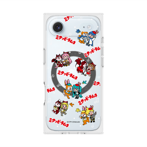 Premium Square Case with MagSafe［ Hatsune Miku × Kuppy Ramune - Overall Pattern ］