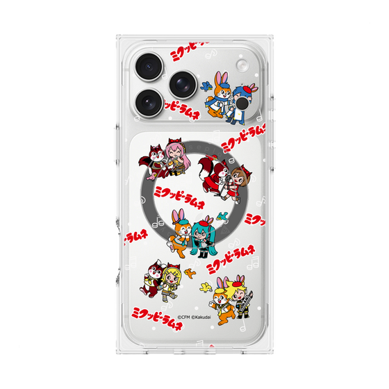 Premium Square Case with MagSafe［ Hatsune Miku × Kuppy Ramune - Overall Pattern ］