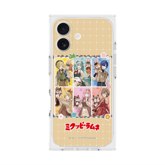 Premium Square Case with MagSafe［ Hatsune Miku × Kuppy Ramune - Full-body Illustration ］