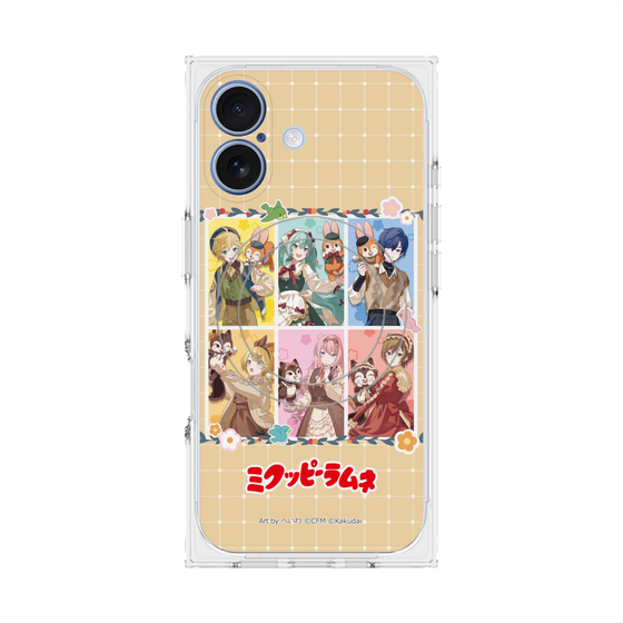 Premium Square Case with MagSafe［ Hatsune Miku × Kuppy Ramune - Full-body Illustration ］
