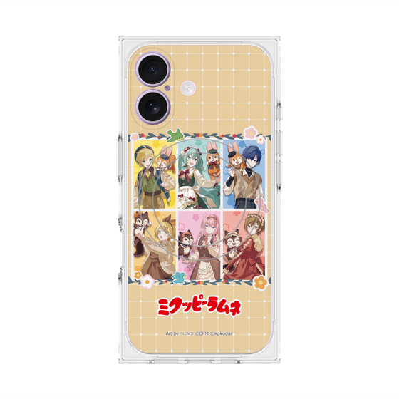 Premium Square Case with MagSafe［ Hatsune Miku × Kuppy Ramune - Full-body Illustration ］