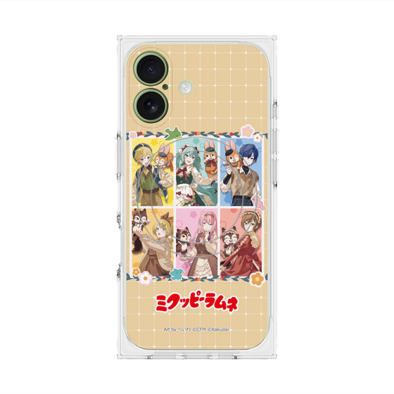 Premium Square Case with MagSafe［ Hatsune Miku × Kuppy Ramune - Full-body Illustration ］