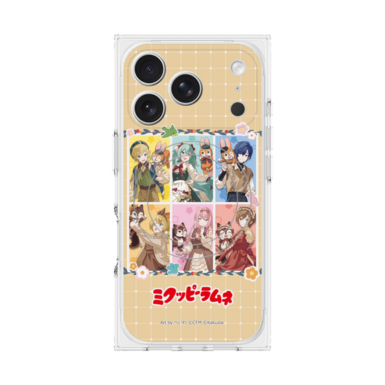 Premium Square Case with MagSafe［ Hatsune Miku × Kuppy Ramune - Full-body Illustration ］