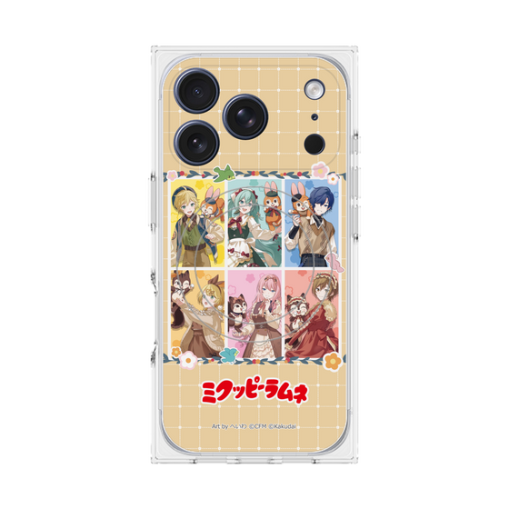Premium Square Case with MagSafe［ Hatsune Miku × Kuppy Ramune - Full-body Illustration ］