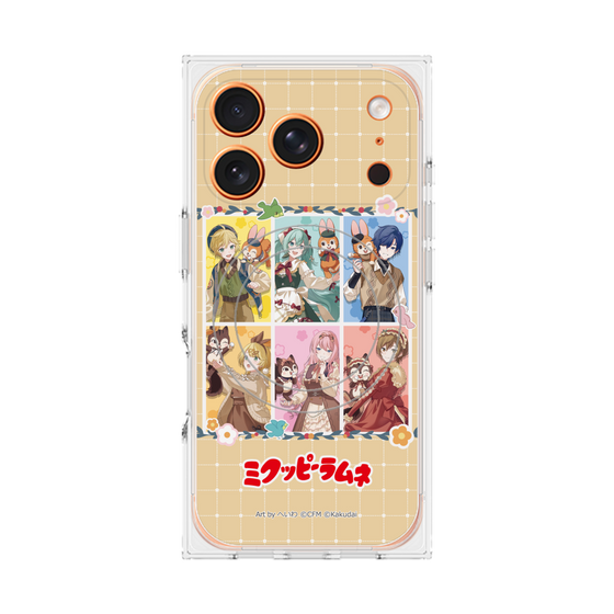 Premium Square Case with MagSafe［ Hatsune Miku × Kuppy Ramune - Full-body Illustration ］