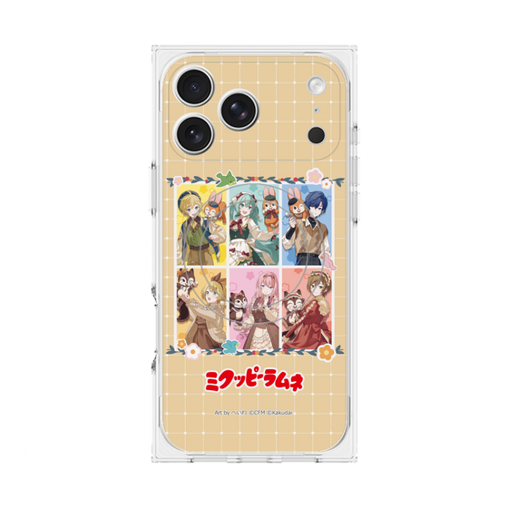 Premium Square Case with MagSafe［ Hatsune Miku × Kuppy Ramune - Full-body Illustration ］