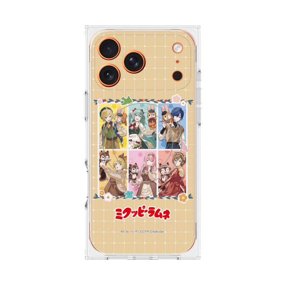 Premium Square Case with MagSafe［ Hatsune Miku × Kuppy Ramune - Full-body Illustration ］