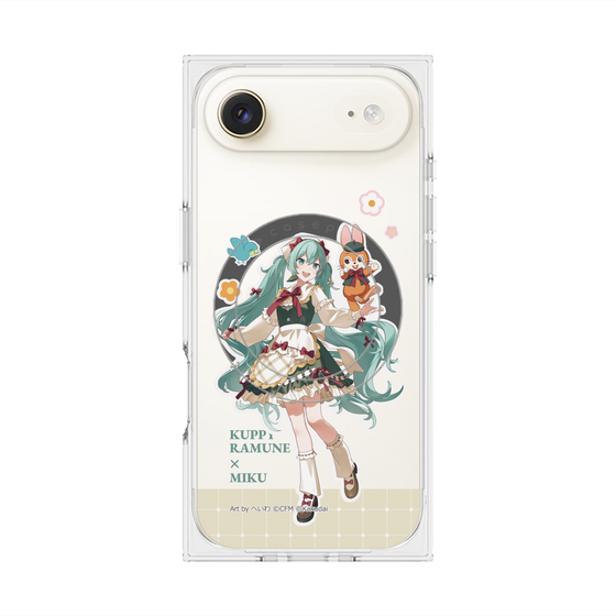 Premium Square Case with MagSafe［ Hatsune Miku × Kuppy Ramune - Hatsune Miku × Kuppy - Full-body Illustration 2 ］