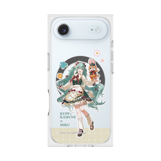 Premium Square Case with MagSafe［ Hatsune Miku × Kuppy Ramune - Hatsune Miku × Kuppy - Full-body Illustration 2 ］