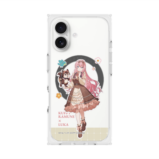 Premium Square Case with MagSafe［ Hatsune Miku × Kuppy Ramune - Megurine Luka × Ram - Full-body Illustration 2 ］