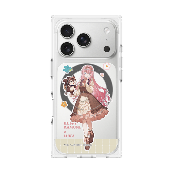 Premium Square Case with MagSafe［ Hatsune Miku × Kuppy Ramune - Megurine Luka × Ram - Full-body Illustration 2 ］