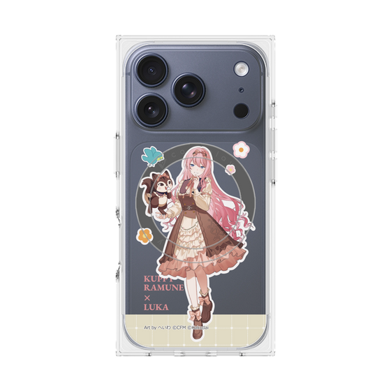 Premium Square Case with MagSafe［ Hatsune Miku × Kuppy Ramune - Megurine Luka × Ram - Full-body Illustration 2 ］
