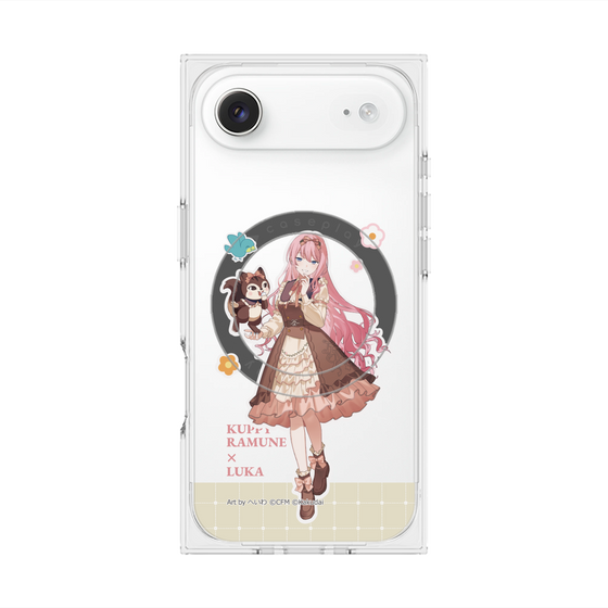 Premium Square Case with MagSafe［ Hatsune Miku × Kuppy Ramune - Megurine Luka × Ram - Full-body Illustration 2 ］