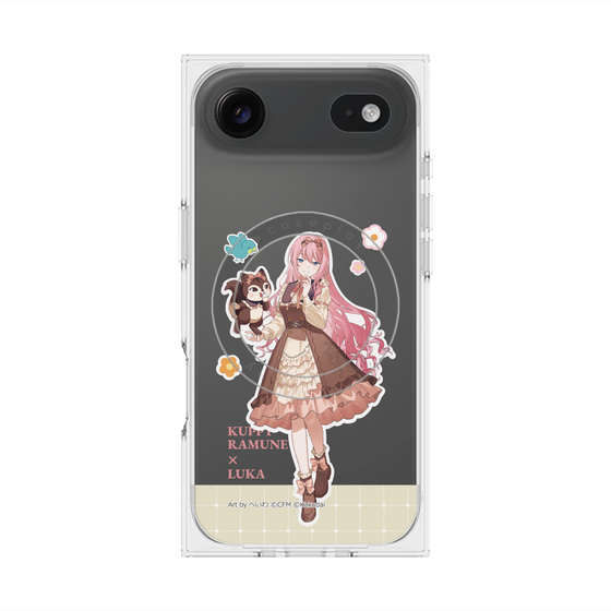 Premium Square Case with MagSafe［ Hatsune Miku × Kuppy Ramune - Megurine Luka × Ram - Full-body Illustration 2 ］