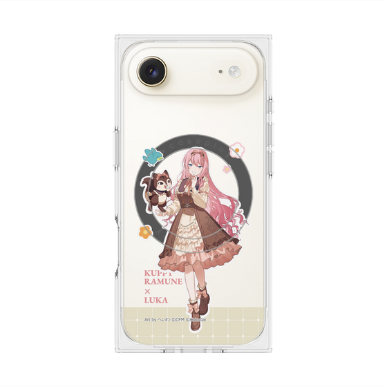 Premium Square Case with MagSafe［ Hatsune Miku × Kuppy Ramune - Megurine Luka × Ram - Full-body Illustration 2 ］