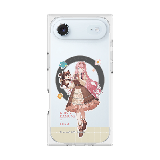 Premium Square Case with MagSafe［ Hatsune Miku × Kuppy Ramune - Megurine Luka × Ram - Full-body Illustration 2 ］