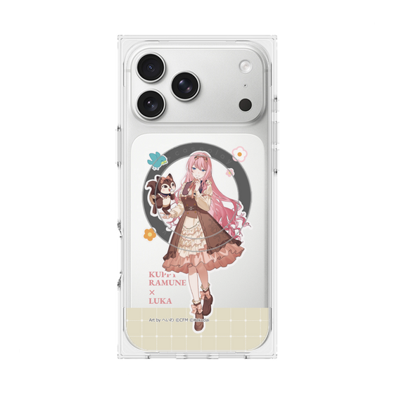 Premium Square Case with MagSafe［ Hatsune Miku × Kuppy Ramune - Megurine Luka × Ram - Full-body Illustration 2 ］