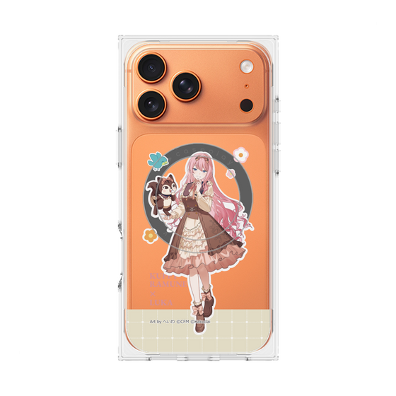 Premium Square Case with MagSafe［ Hatsune Miku × Kuppy Ramune - Megurine Luka × Ram - Full-body Illustration 2 ］