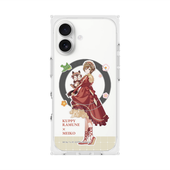 Premium Square Case with MagSafe［ Hatsune Miku × Kuppy Ramune - MEIKO × Ram - Full-body Illustration 2 ］
