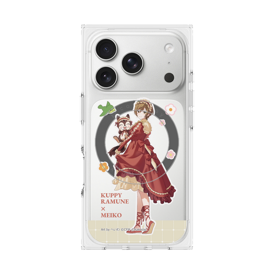 Premium Square Case with MagSafe［ Hatsune Miku × Kuppy Ramune - MEIKO × Ram - Full-body Illustration 2 ］