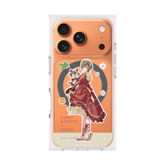 Premium Square Case with MagSafe［ Hatsune Miku × Kuppy Ramune - MEIKO × Ram - Full-body Illustration 2 ］