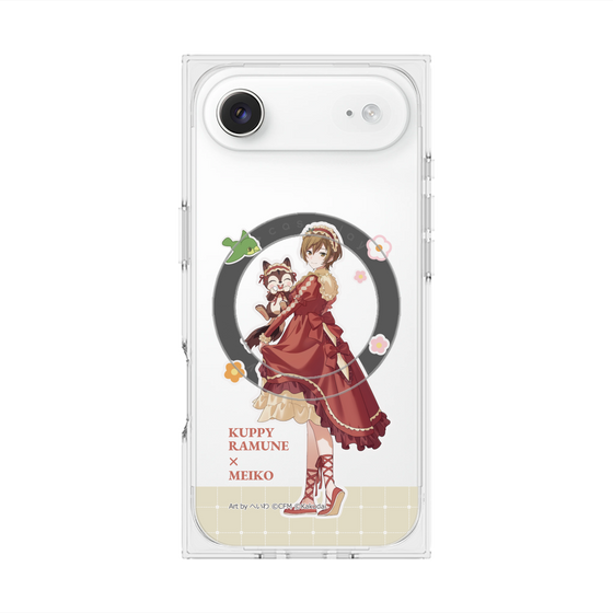 Premium Square Case with MagSafe［ Hatsune Miku × Kuppy Ramune - MEIKO × Ram - Full-body Illustration 2 ］