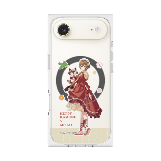 Premium Square Case with MagSafe［ Hatsune Miku × Kuppy Ramune - MEIKO × Ram - Full-body Illustration 2 ］
