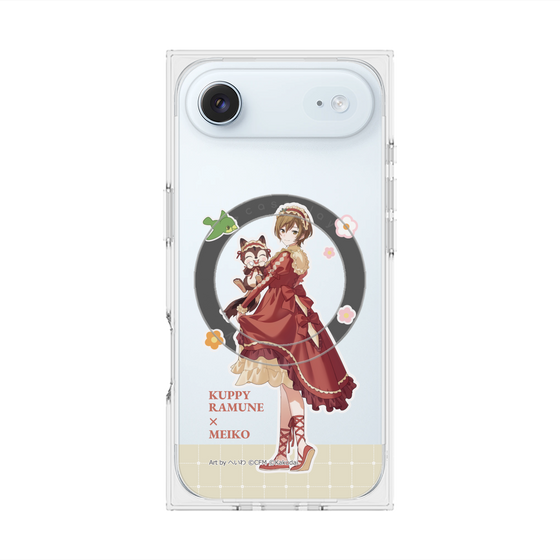 Premium Square Case with MagSafe［ Hatsune Miku × Kuppy Ramune - MEIKO × Ram - Full-body Illustration 2 ］