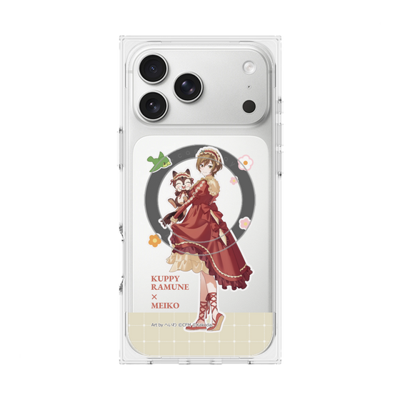 Premium Square Case with MagSafe［ Hatsune Miku × Kuppy Ramune - MEIKO × Ram - Full-body Illustration 2 ］