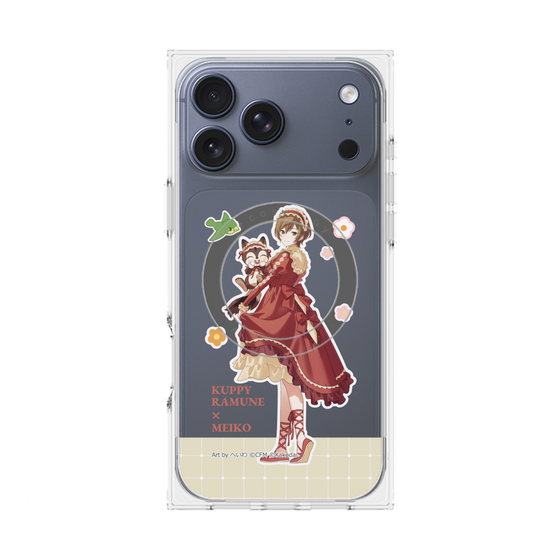 Premium Square Case with MagSafe［ Hatsune Miku × Kuppy Ramune - MEIKO × Ram - Full-body Illustration 2 ］