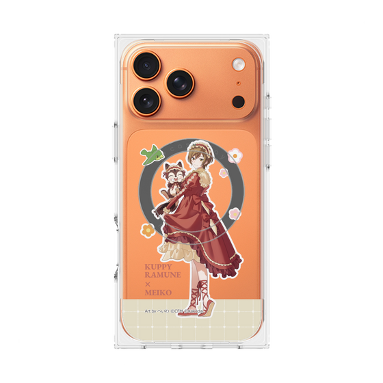Premium Square Case with MagSafe［ Hatsune Miku × Kuppy Ramune - MEIKO × Ram - Full-body Illustration 2 ］